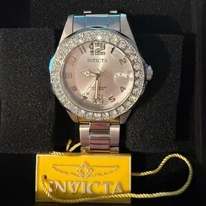 Silver Invicta Metal Watch